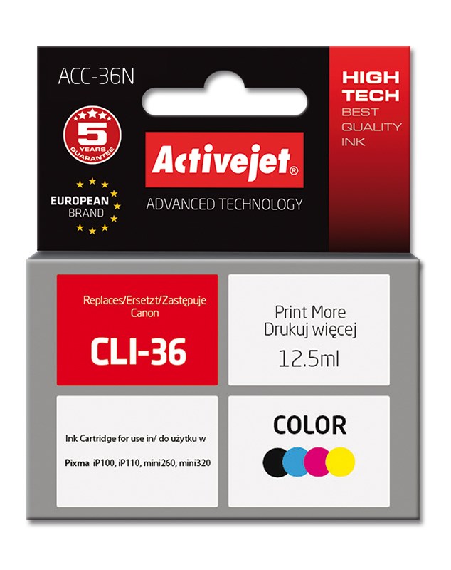 Activejet ACC-36N Ink cartridge (replacement for