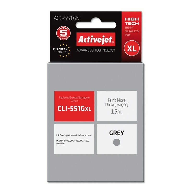 Activejet  ACC-551GN Ink (replacement for Canon