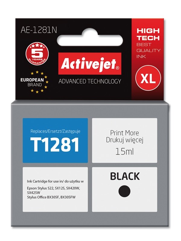 Activejet  AE-1281N Ink (replacement for Epson
