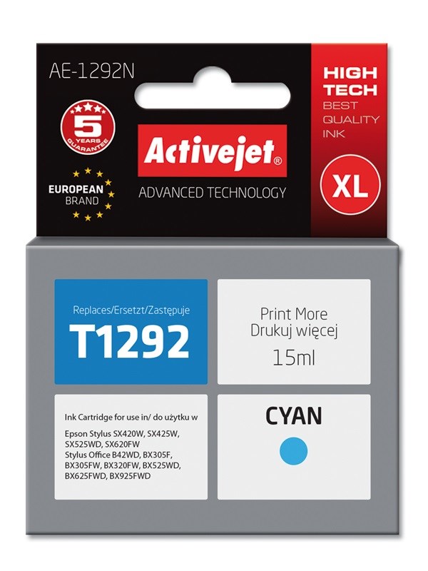 Activejet AE-1292N Ink (replacement for Epson