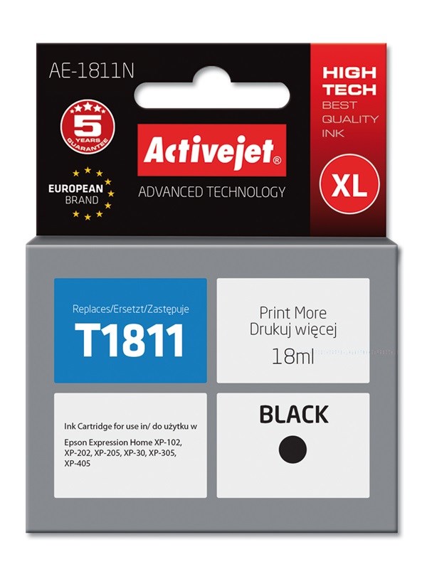 Activejet  AE-1811N Ink Cartridge (Replacement for