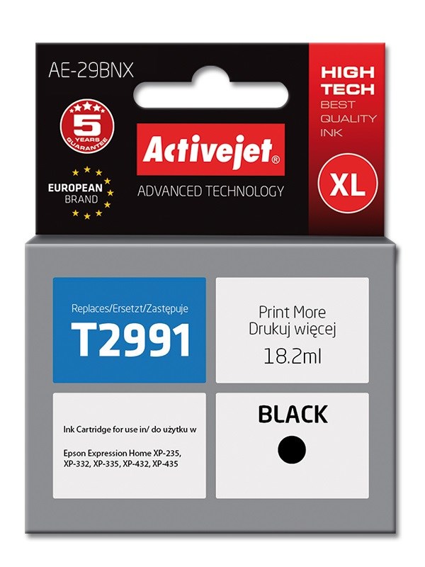 Activejet  AE-29BNX Ink cartridge (replacement for