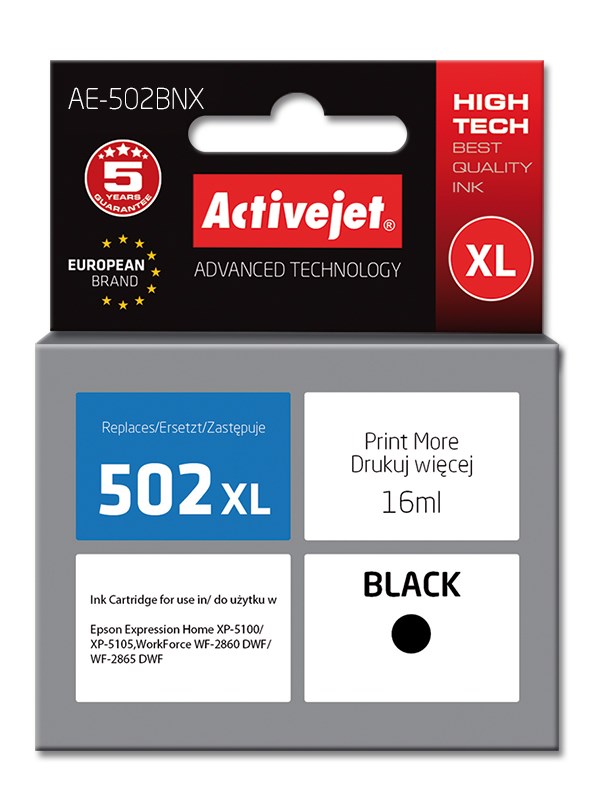 Activejet  AE-502BNX ink (replacement for Epson