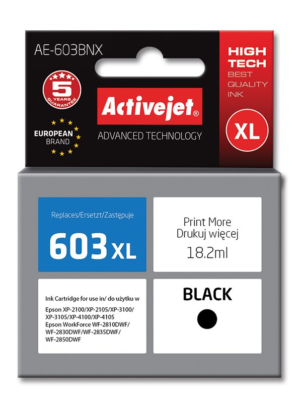 Activejet  AE-603BNX ink (replacement for Epson
