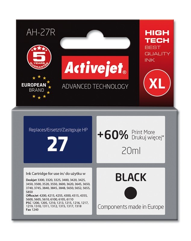 Activejet  AH-27R Ink (replacement for HP