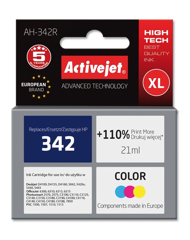 Activejet  AH-342R Ink (replacement for HP