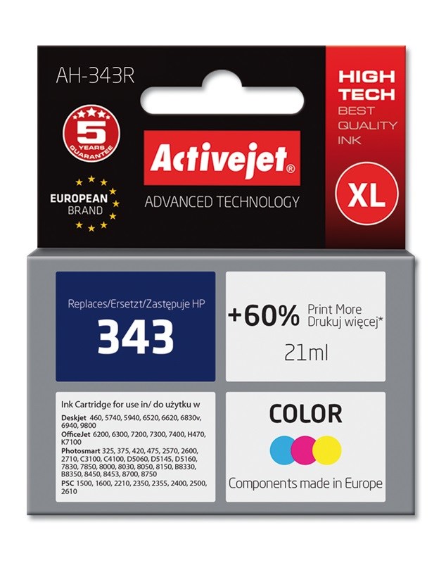 Activejet  AH-343R Ink (replacement for HP
