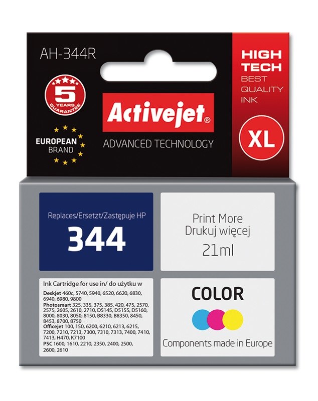Activejet  AH-344R Ink cartridge (replacement for