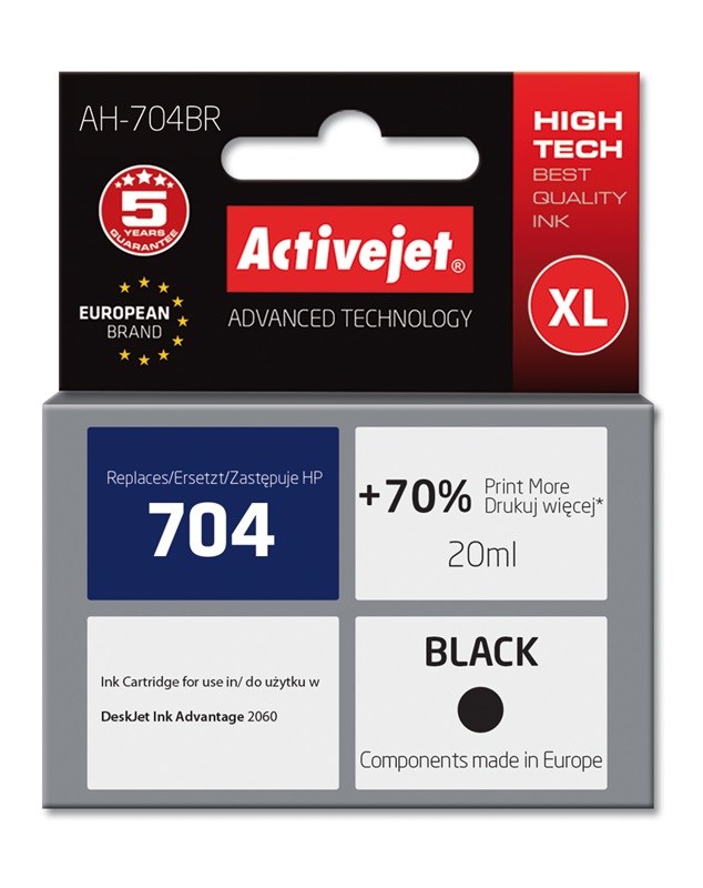 Activejet  AH-704BR Ink Cartridge (replacement for