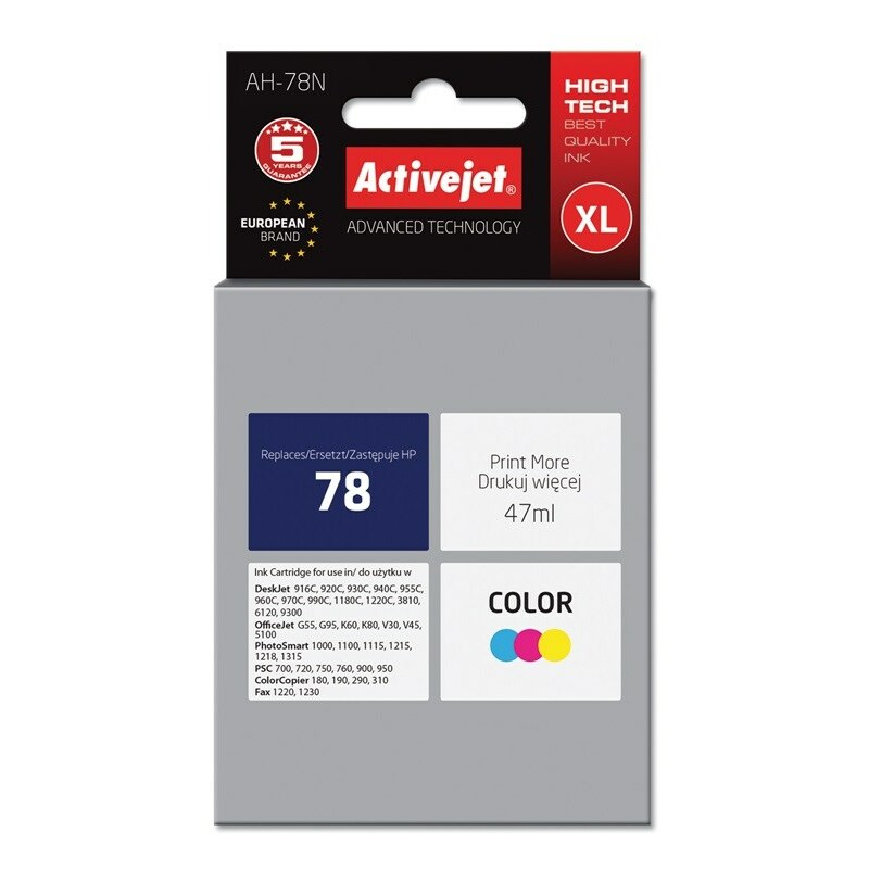 Activejet  AH-78N Ink Cartridge (Replacement HP