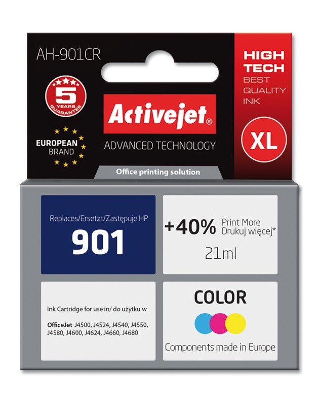 Activejet  AH-901CR Ink (replacement for HP