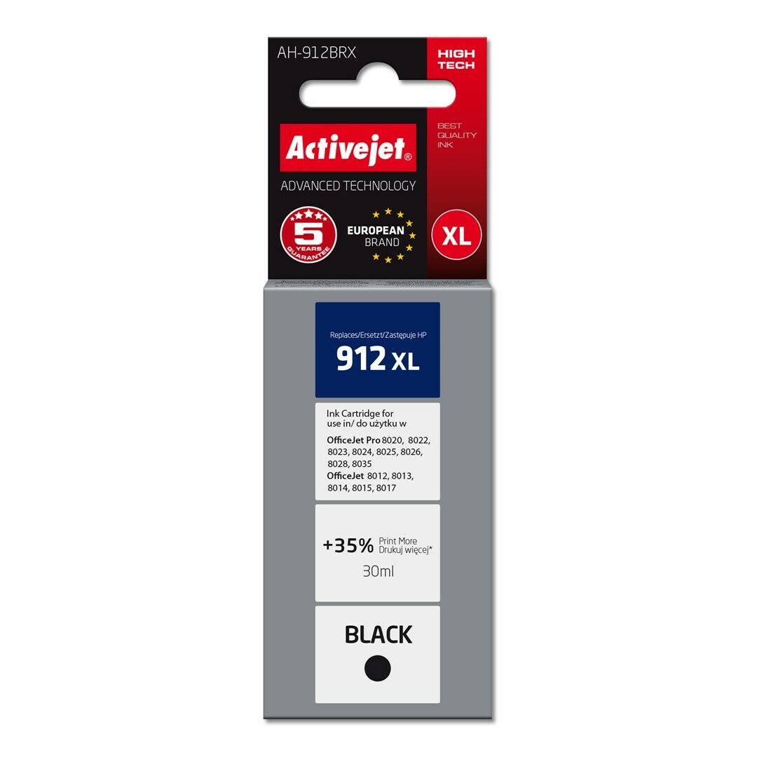Activejet  AH-912BRX Ink Cartridge (replacement for