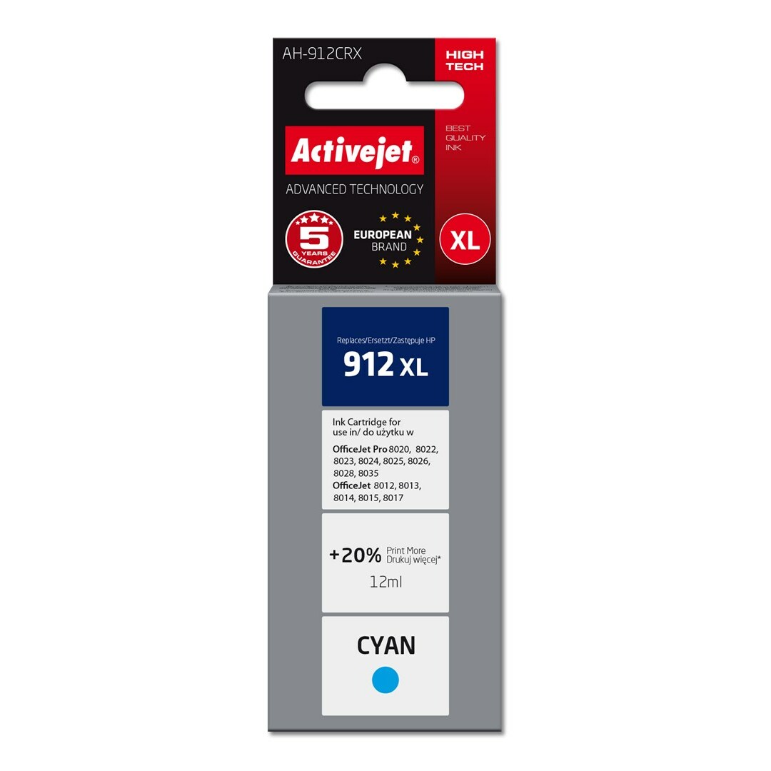 Activejet  AH-912CRX Ink Cartridge (replacement for