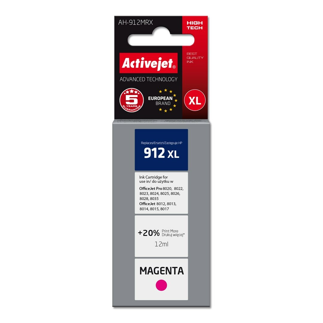 Activejet  AH-912MRX Ink (replacement for HP
