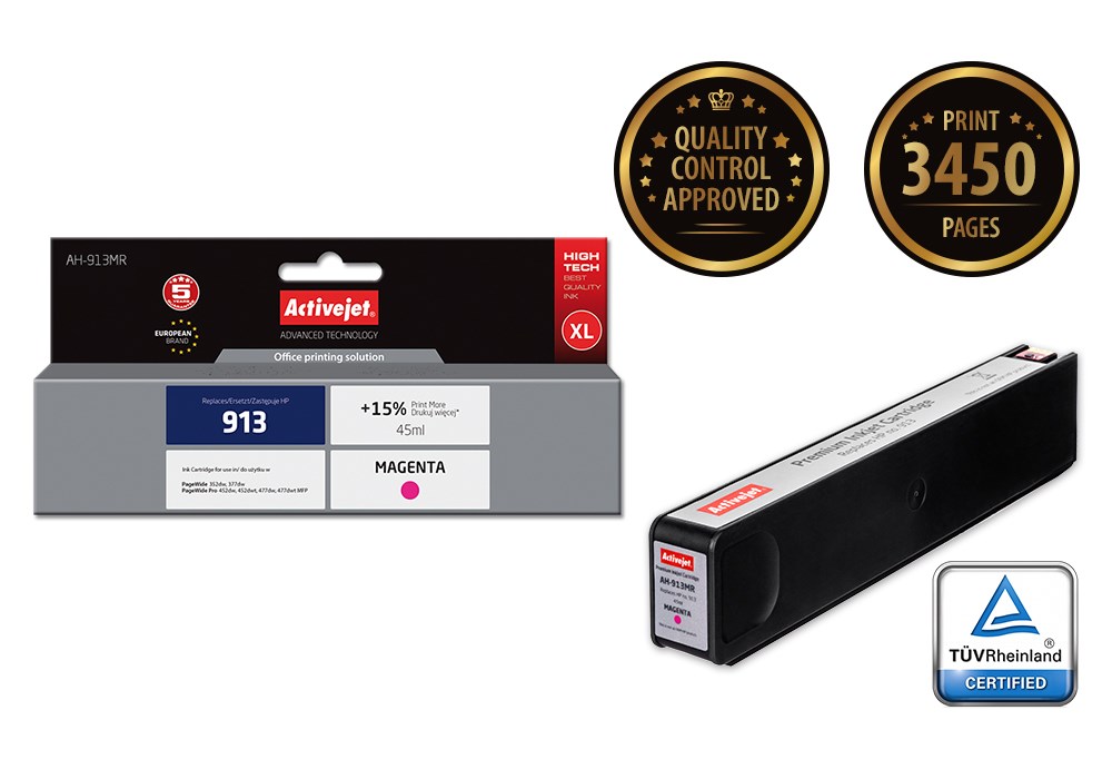Activejet  AH-913MR ink (replacement for HP