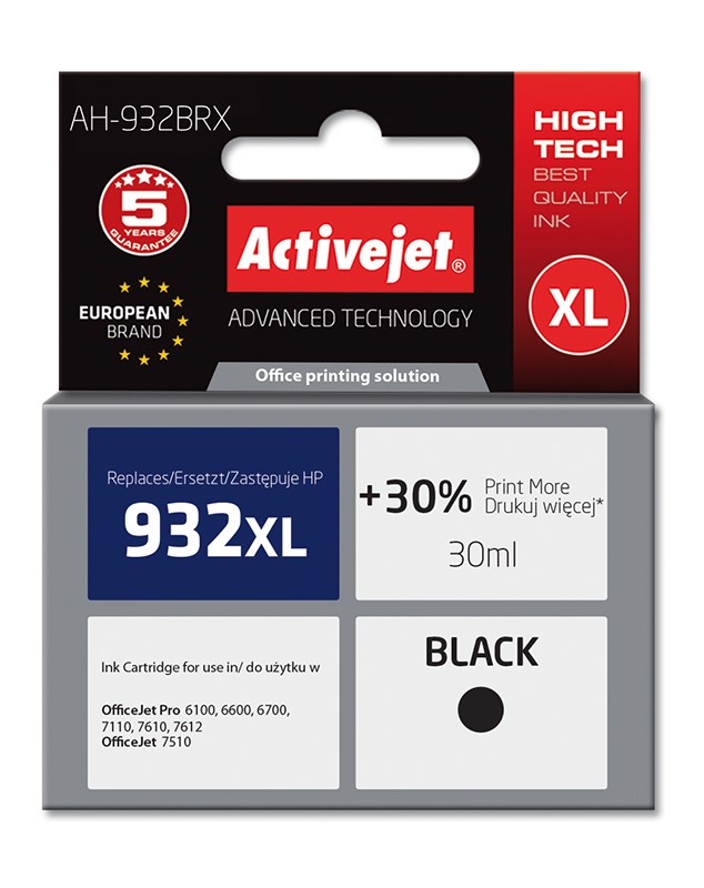 Activejet  AH-932BRX Ink (replacement for HP