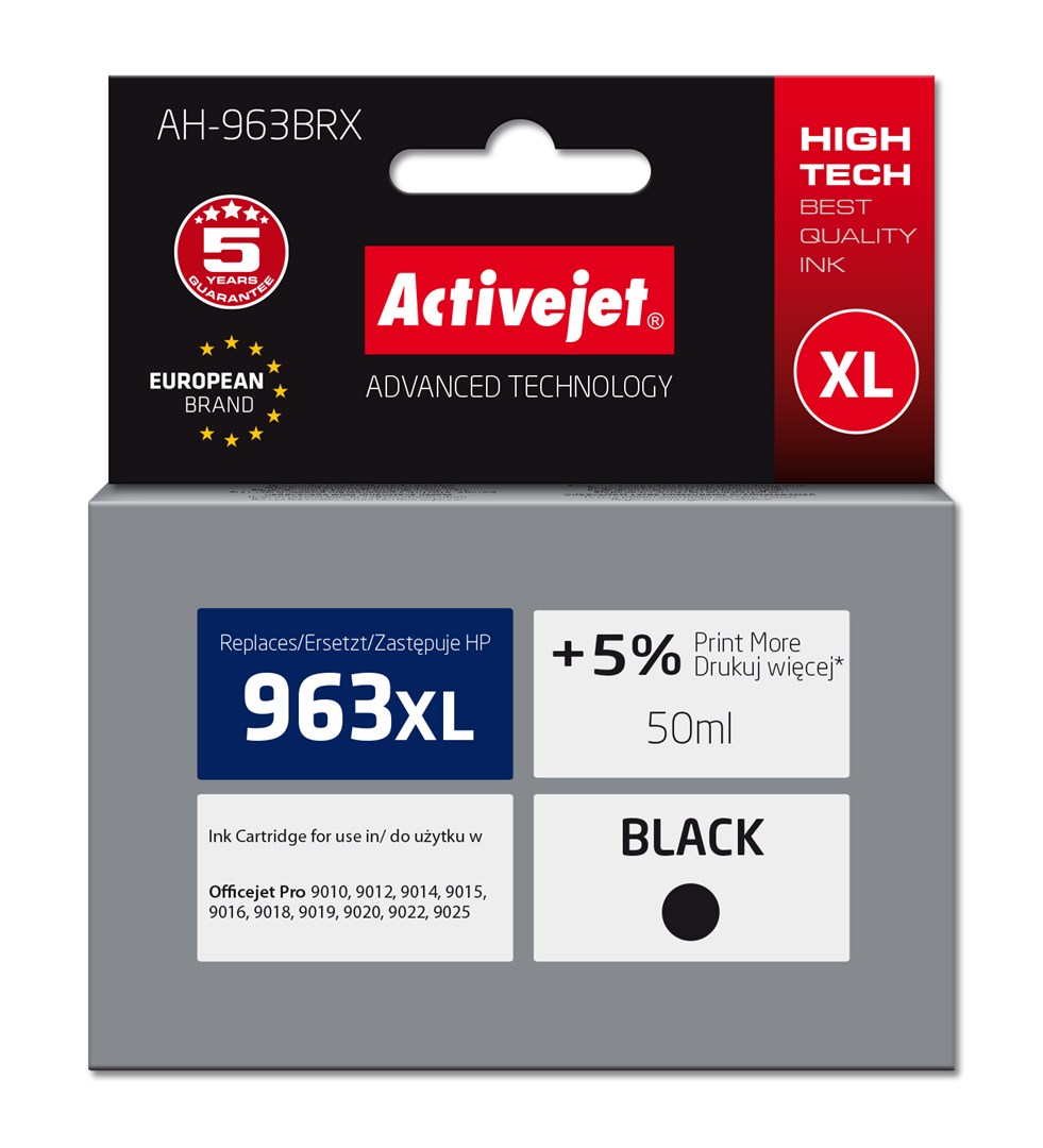 Activejet  AH-963BRX Ink Cartridge (replacement for