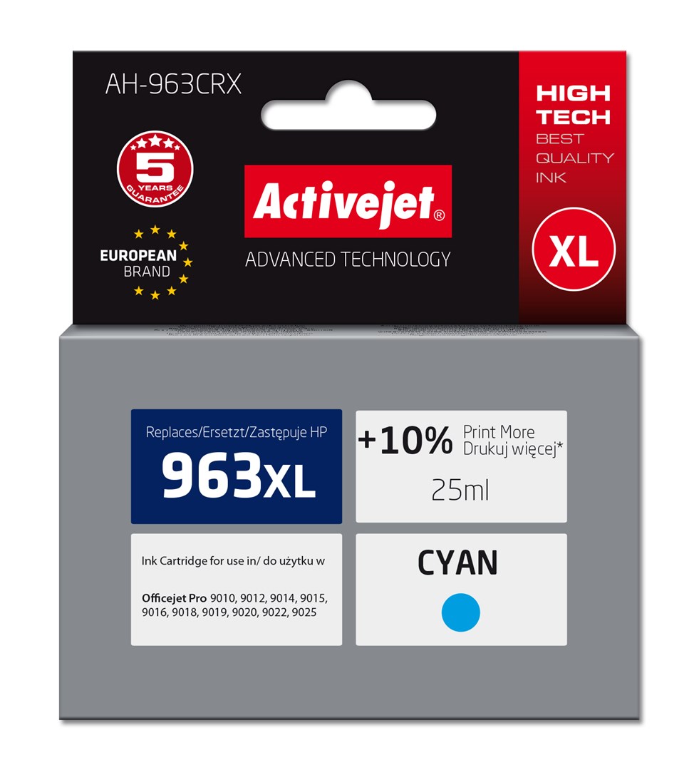 Activejet  AH-963CRX Ink (replacement for HP