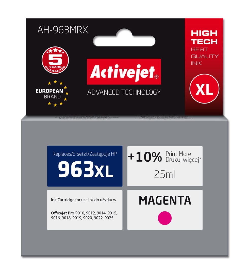 Activejet  AH-963MRX Ink (replacement for HP