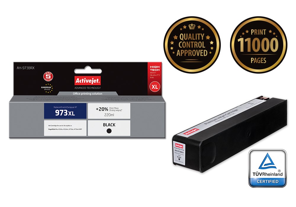 Activejet  AH-973BRX ink (replacement for HP