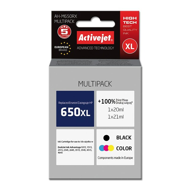 Activejet  AH-M650RX Ink (replacement for HP