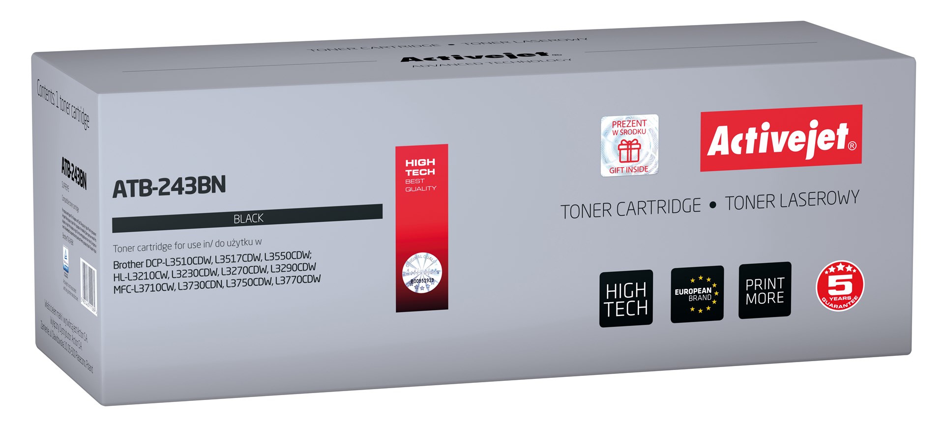 Activejet  ATB-243BN Toner (replacement for Brother