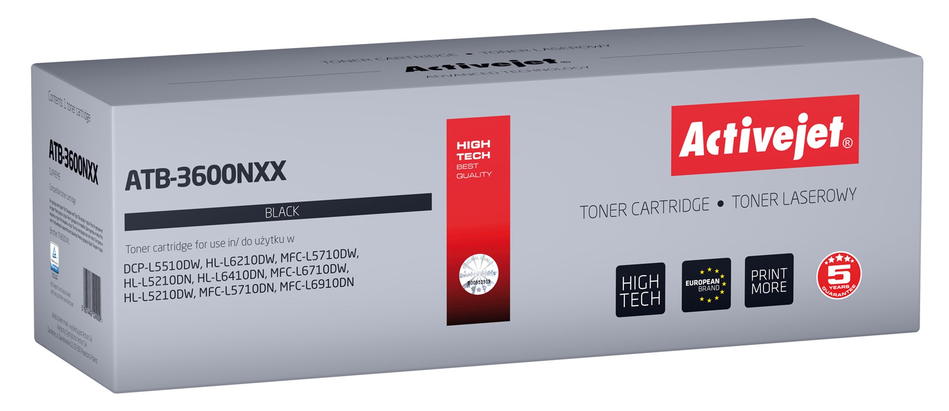 Activejet  ATB-3600NXX Toner (replaces Brother TN3600XXL