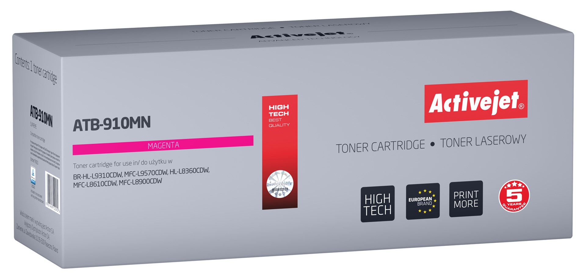 Activejet  ATB-910MN Toner (replacement Brother TN-910M