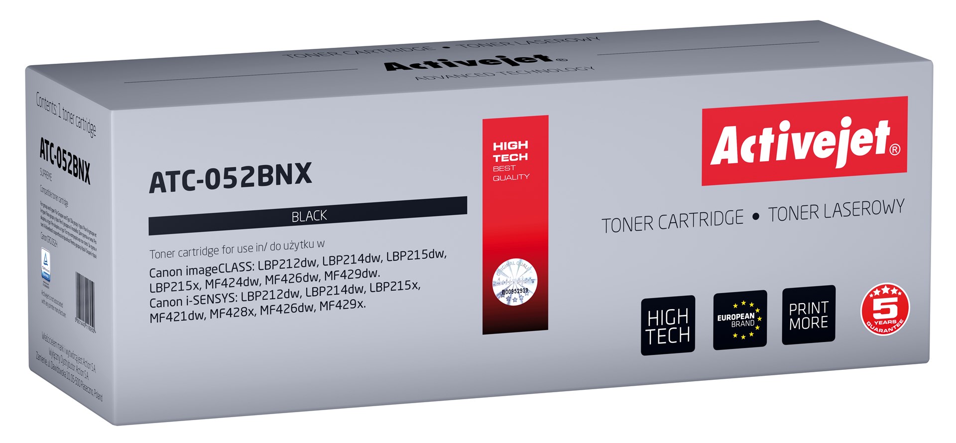 Activejet  ATC-052BNX toner (replacement for Canon