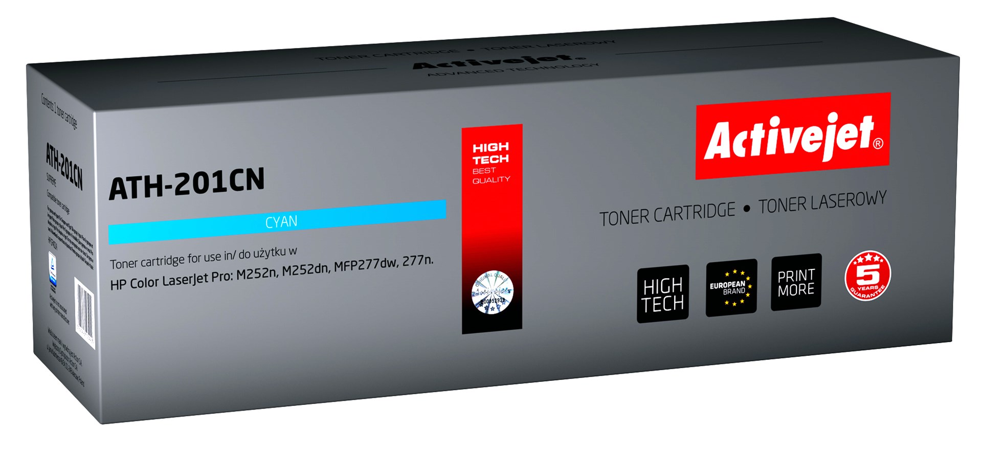 Activejet  ATH-201CN toner for HP printer