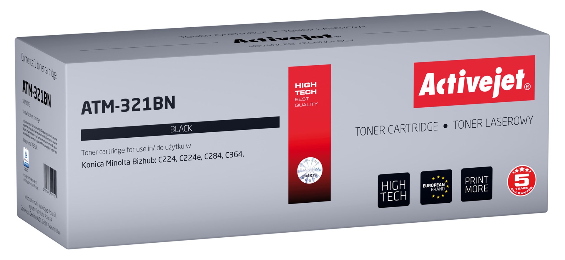 Activejet  ATM-321BN Toner (replacement for Konica