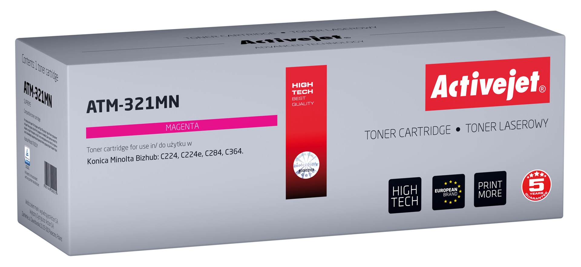 Activejet ATM-321MN Toner (replacement for Konica