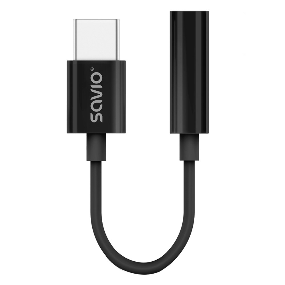 SAVIO Adapter audio USB-C Jack 3