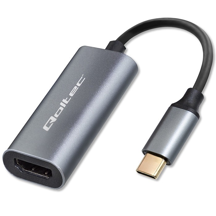 Qoltec Adapter USB C to HDMI