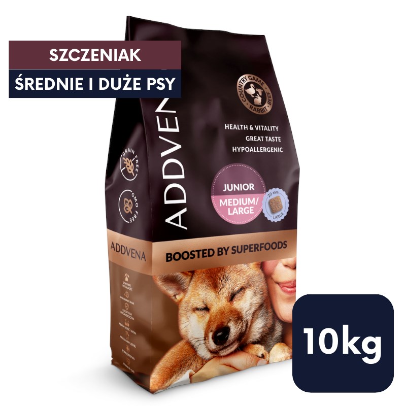 ADDVENA  Boosted by superfoods Junior Medium/Large