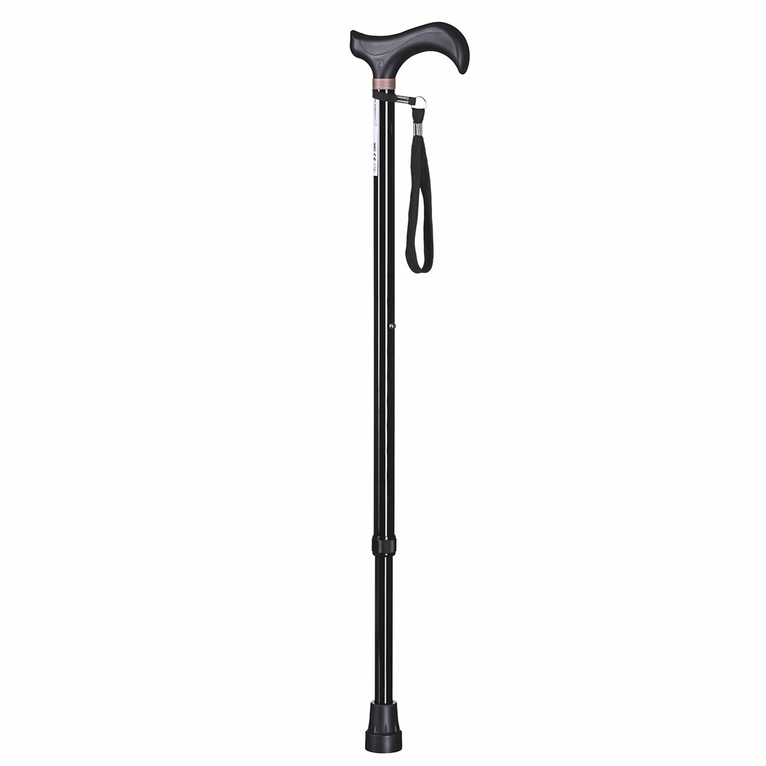 ActionMed Adjustable walking stick  black |