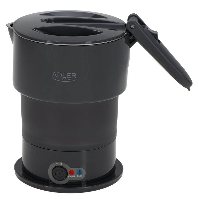 Adler  AD 1377g grey silicone kettle