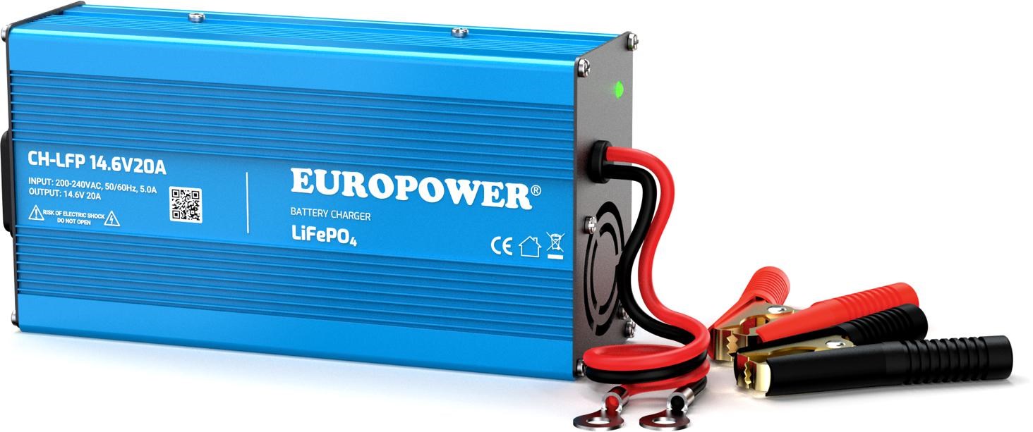 EuroPower ŁADOWARKA PROSTOWNIK DO AKUMULATORÓW LiFePO4