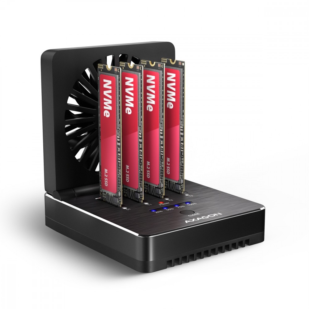 AXAGON ADSA-M2C44 USB-C 4xNVMe M.2