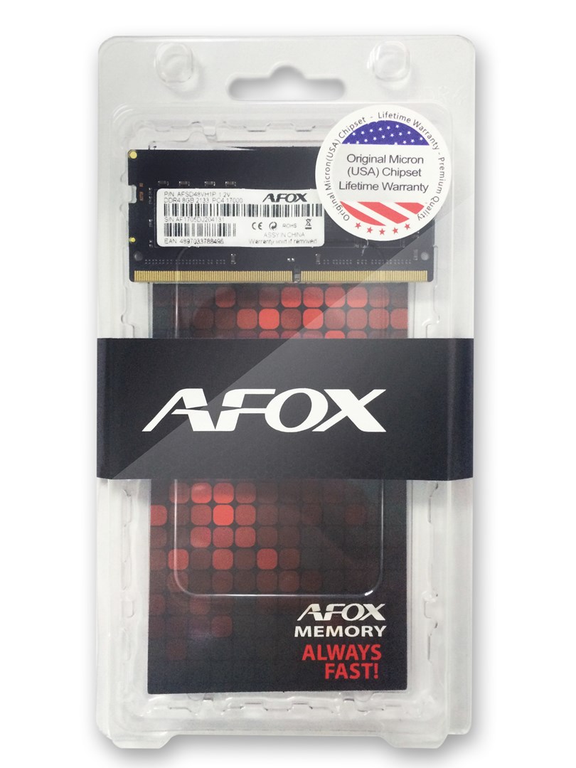 AFOX  Memory SO-DIMM DDR4 8GB 2