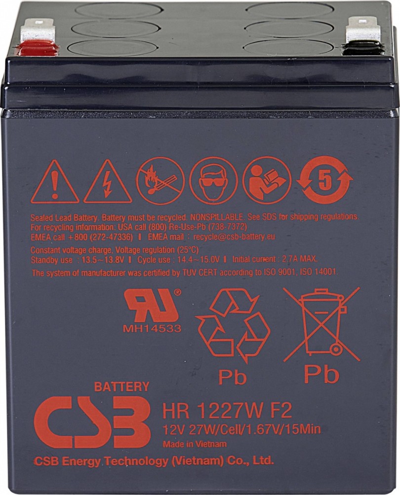 CSB  AGM Battery 27W@15min F2 6