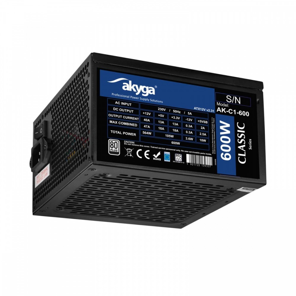 AKYGA  AK-C1-600 ATX 600W PRO SERIES