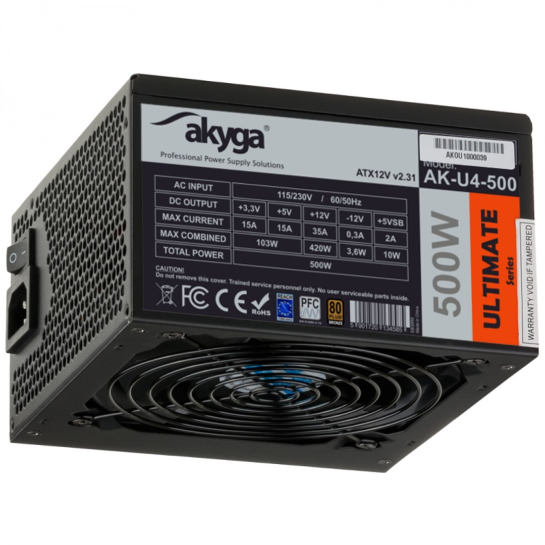 AKYGA AK-U4-500 power supply unit 500