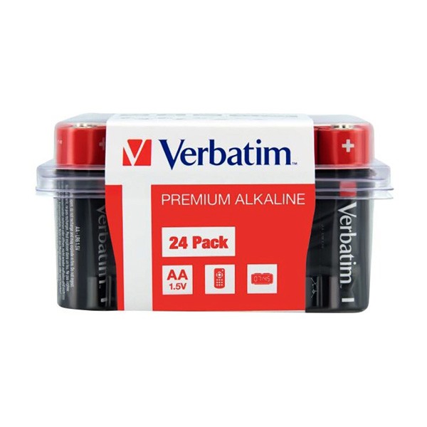 Verbatim Alkaline Batteries AA / LR06