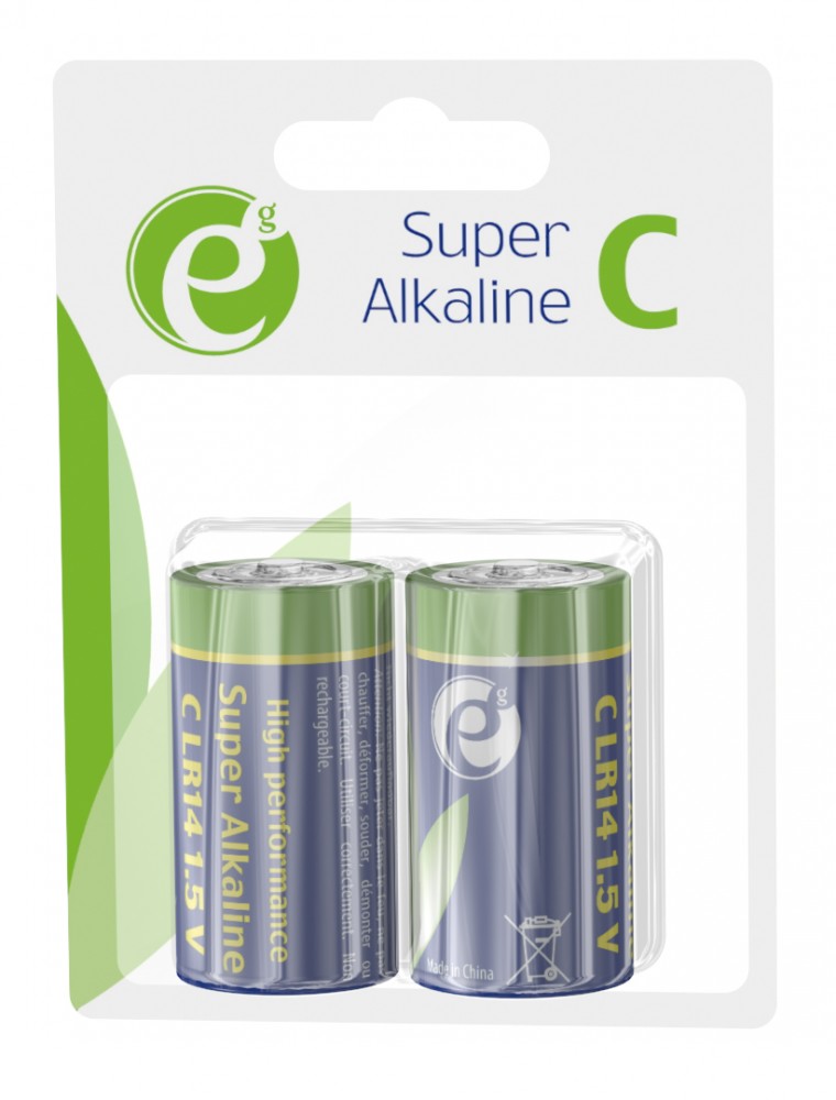 Gembird  Alkaline battery LR-14 C-Cell, 1