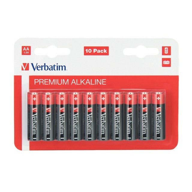 Verbatim  Alkaline battery LR6 (AA)(10pcs blister)
