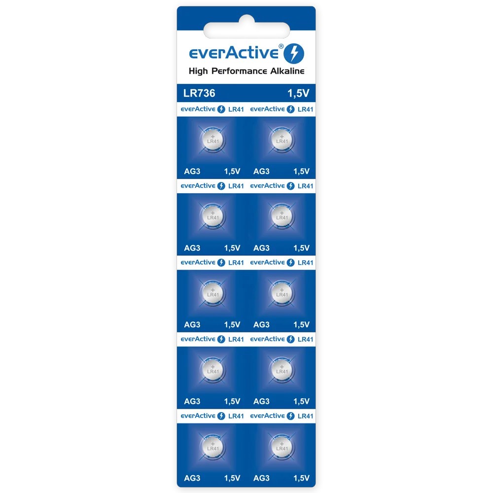 EverActive  ALKALINE MINI BATTERIES AG3 BLISTER