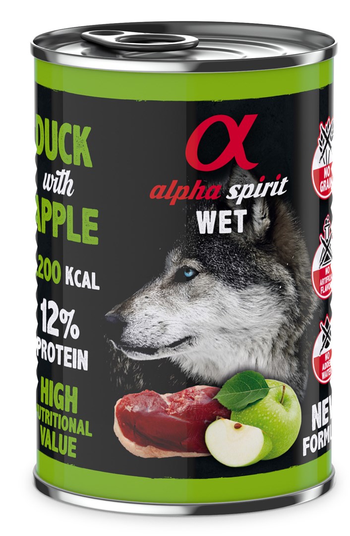 Alpha spirit WET Duck with apple