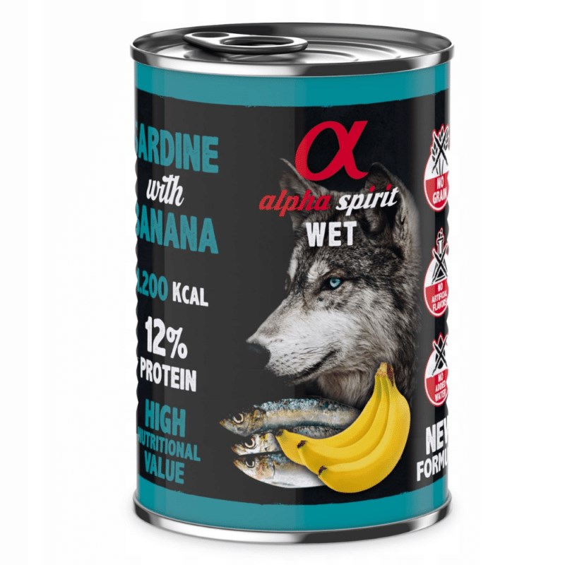 Alpha spirit WET Sardine with banana