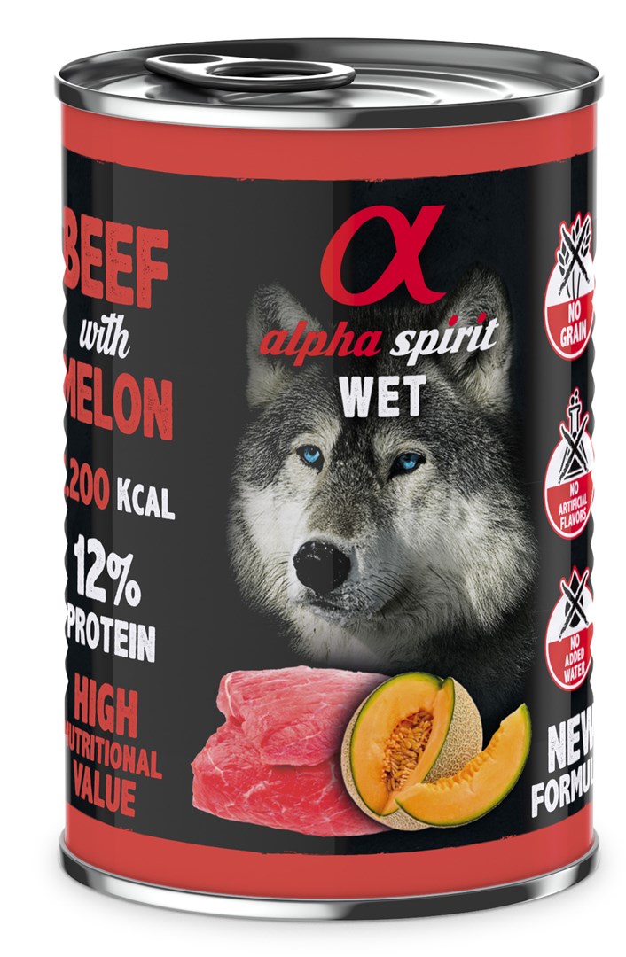 Alpha spirit WET Ternera con melón